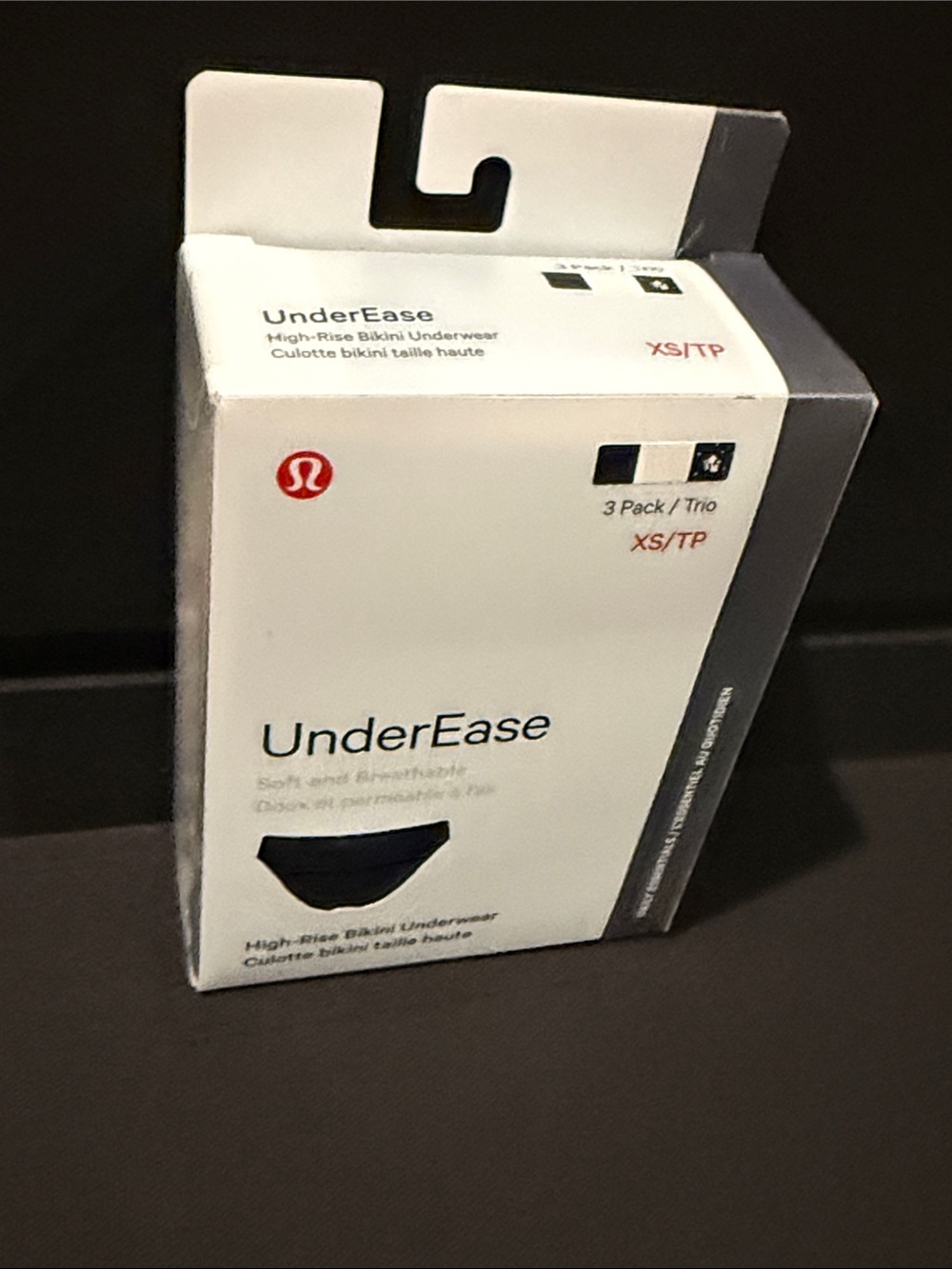 Lululemon UnderEase High-Rise Bikini Underwear 3 Pack XS NWT